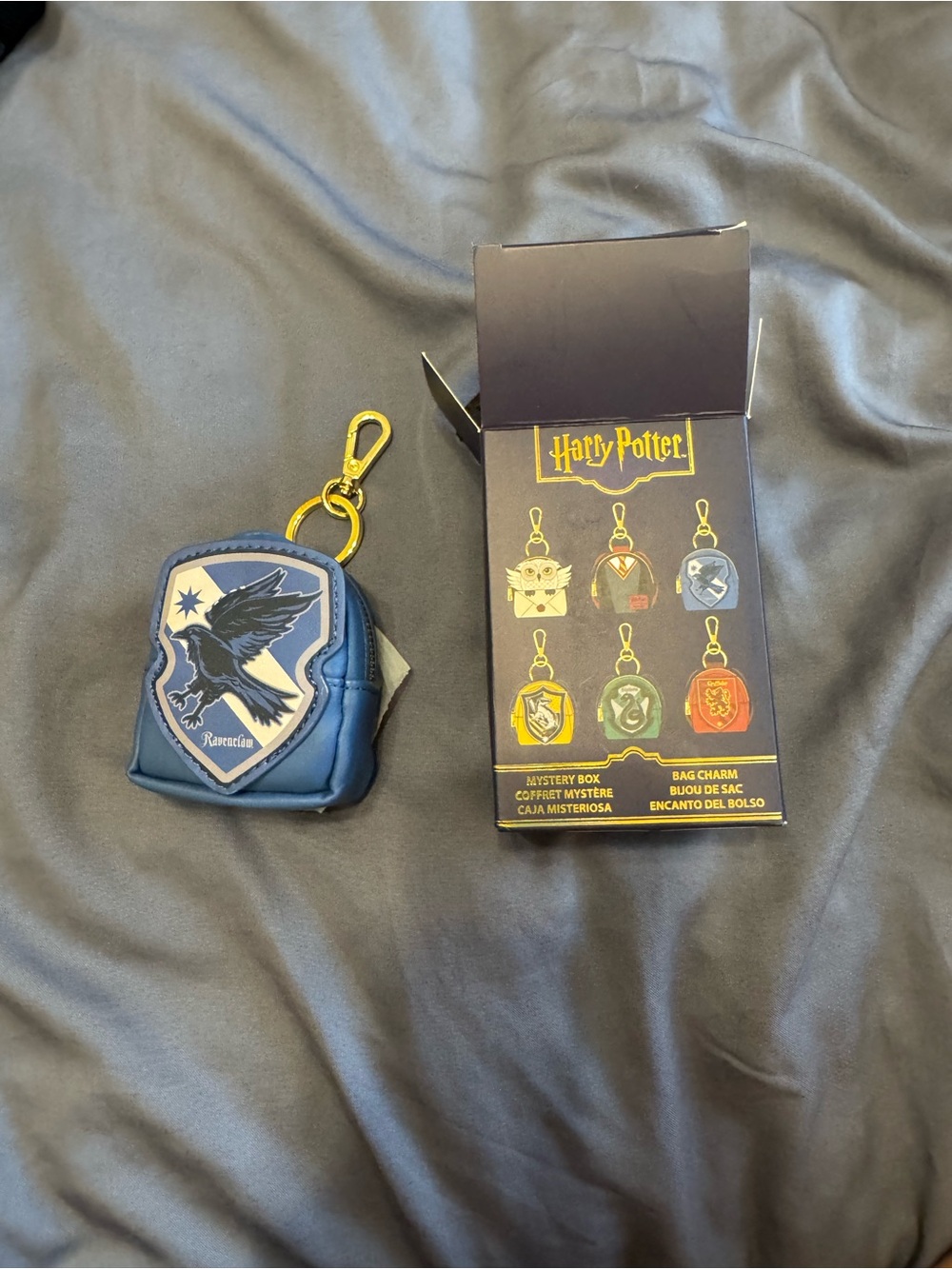 Harry Potter Ravenclaw Mini Backpack Bag Charm - Blue